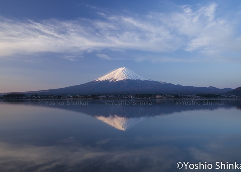 シンメトリーの富士山
