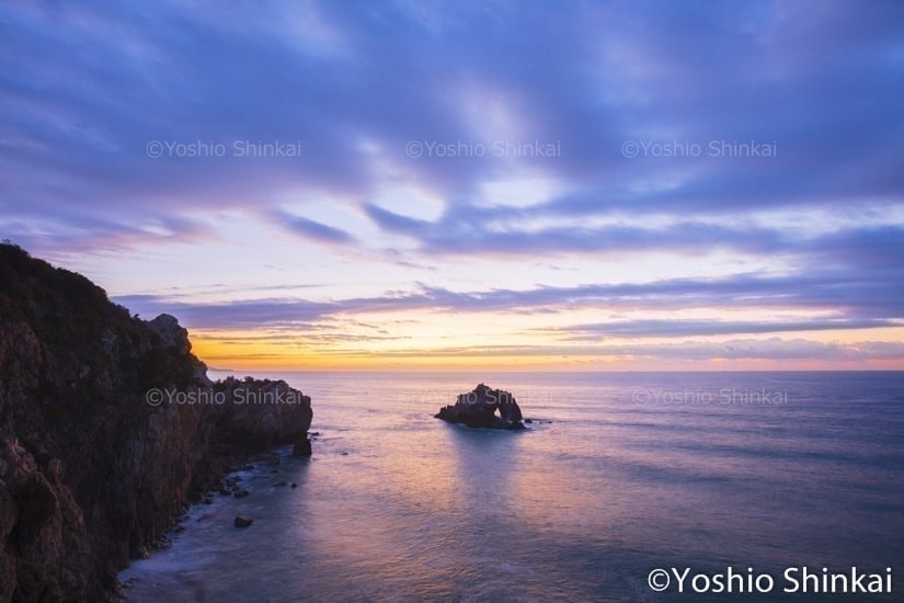 伊良湖岬の朝焼け