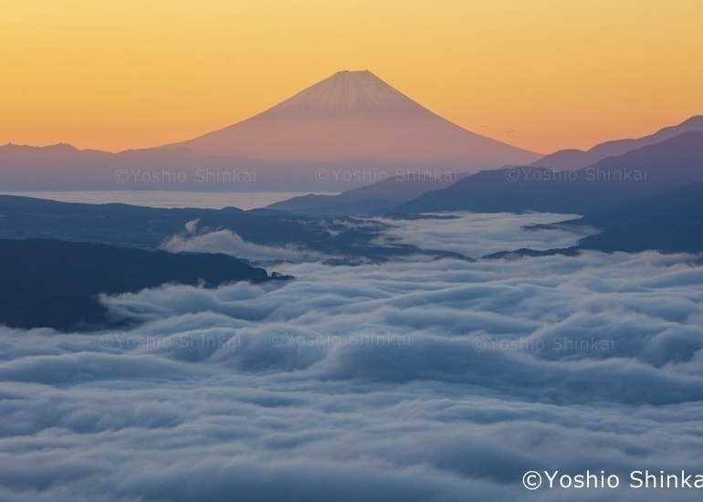高ボッチからの富士山