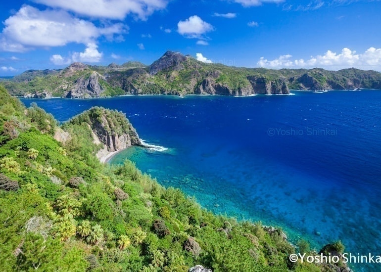 長崎展望台の海と兄島