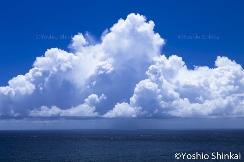 海と入道雲